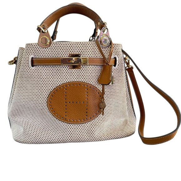 バッグ Vintage Hermes Her bag Size MM HERMÈS | BLACK HERBAG MM 2-IN-1 IN HUNTER COWHIDE WITH